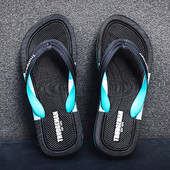 Papuci de vară pentru bărbați în trei culori cu inscripții