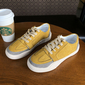 Öko velúrból készült alkalmi női tornacipő három színben