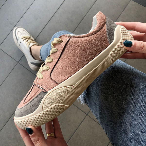 Öko velúrból készült alkalmi női tornacipő három színben