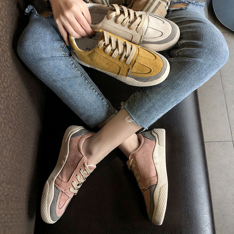 Öko velúrból készült alkalmi női tornacipő három színben