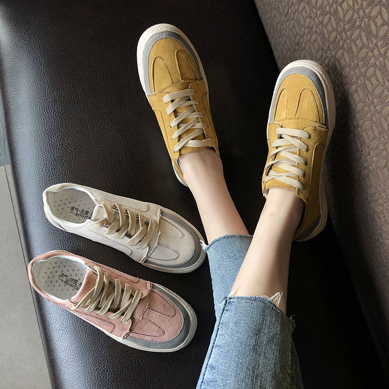 Öko velúrból készült alkalmi női tornacipő három színben