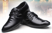 Ανδρικά υποδήματα από έκο δέρμα με μεταλλικό στοιχείο