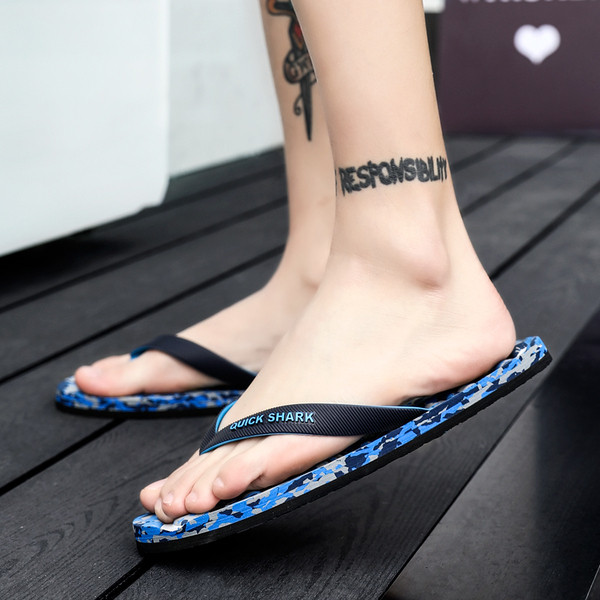 Férfi hétköznapi papucs lapos talppal - három színben