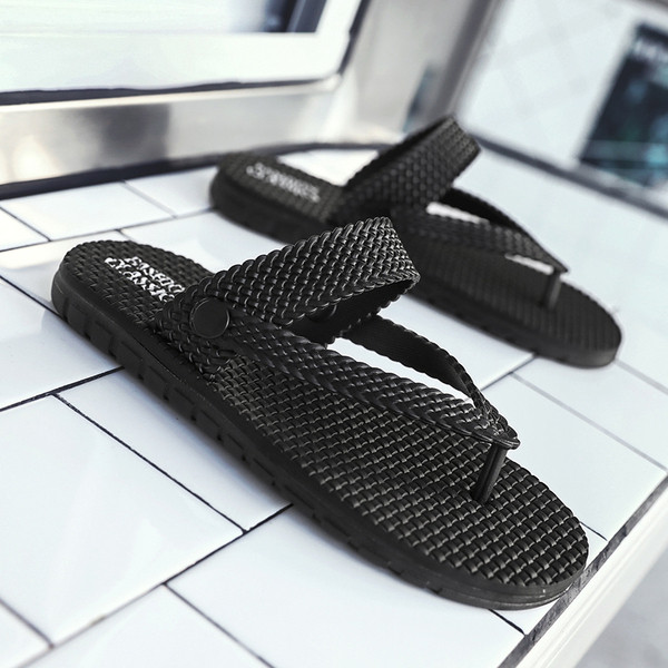 Καθημερινές αντρικές παντόφλες σε τρία χρώματα με επίπεδη σόλα