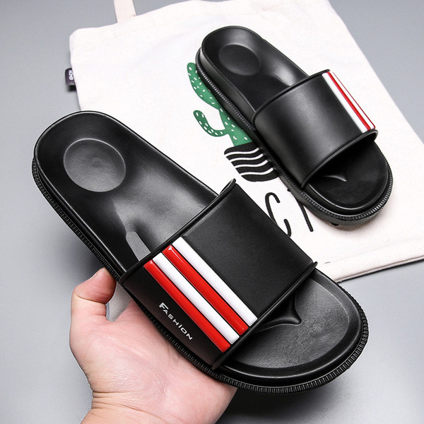 Papuci casual barbatesti in trei culori cu inscriptie