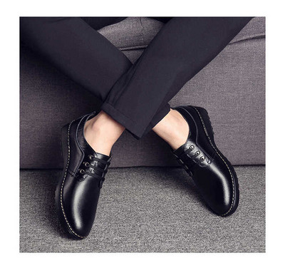 Άνετα ανδρικά παπούτσια σε δύο χρώματα - οικολογικό δέρμα