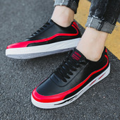 Modern férfi tornacipő öko bőrből három színben