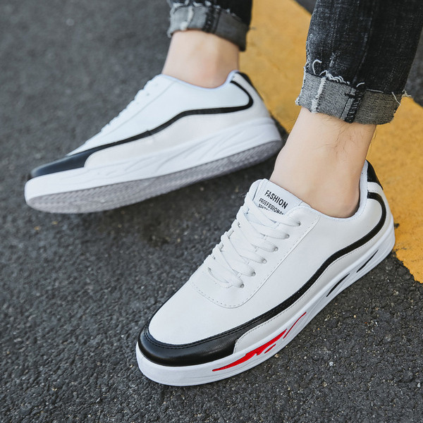 Modern férfi tornacipő öko bőrből három színben