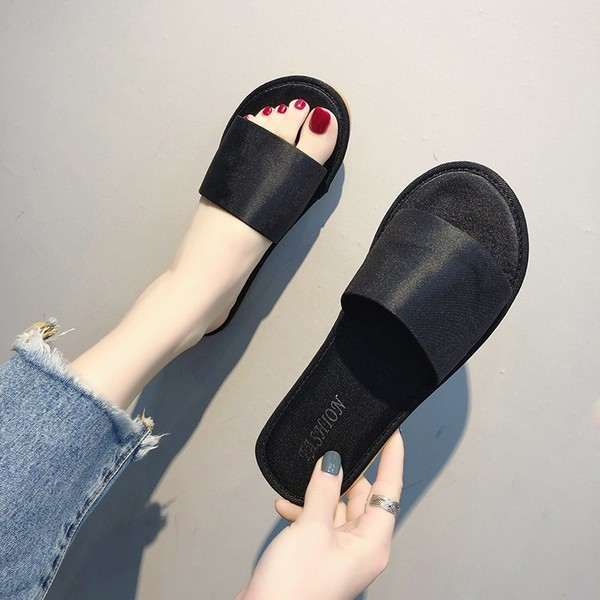 Papuci casual dama cu talpa plata in patru culori