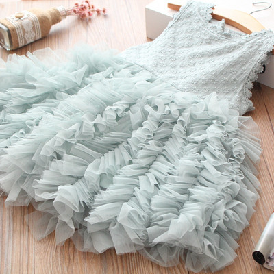 Modern fehér tüll gyerekruha lányoknak