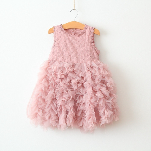 Modern fehér tüll gyerekruha lányoknak