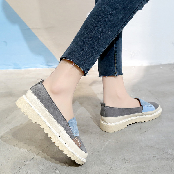 Öko velúrból készült modern női mokaszinok többféle színben