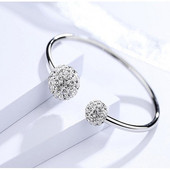 Μοντέρνο γυναικείο βραχιόλι  με πέτρινη διακόσμηση