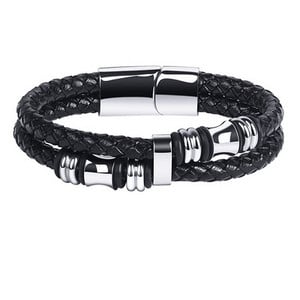 Μοντέρνο ανδρικό βραχιόλι σε δύο χρώματα