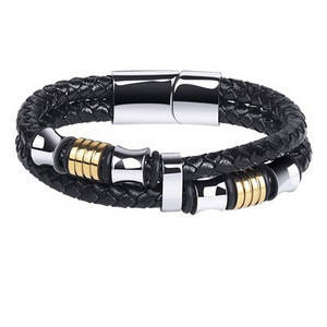 Μοντέρνο ανδρικό βραχιόλι σε δύο χρώματα