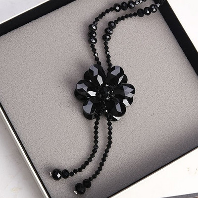 Hosszú női nyaklánc 3D elemmel több színben