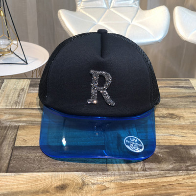 Új modell női sapka átlátszó napellenzővel több színben