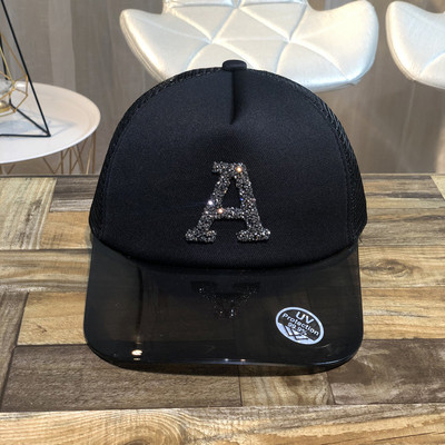 Új modell női sapka átlátszó napellenzővel több színben