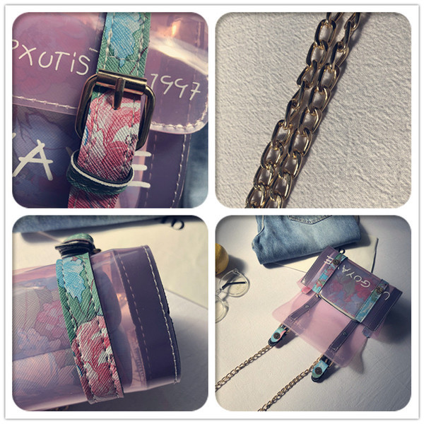 Modern női táska fém fogantyúval, két színben