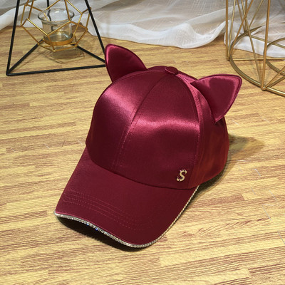 Palarie moderna de dama cu decor 3D si pietre in mai multe culori