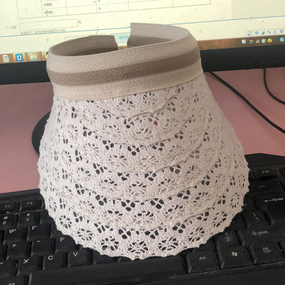 Κομψό γυναικέιο καπέλο με γείσο με δαντέλα σε διάφορα χρώματα