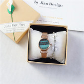 Σύγχρονο γυναικείο ρολόι σε διάφορα χρώματα με βραχιόλι