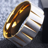 Hétköznapi férfi gyűrű két színben