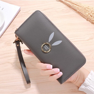 Modern női pénztárca fém elemmel több színben