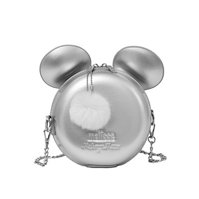 HIT Modern női táska 3D elemmel fekete és piros színben