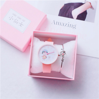 Σύγχρονο γυναικείο ρολόι με βραχιόλι σε πέντε χρώματα