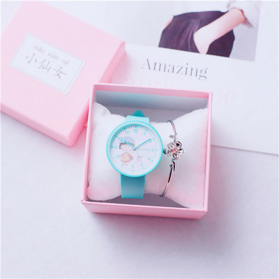 Σύγχρονο γυναικείο ρολόι με βραχιόλι σε πέντε χρώματα