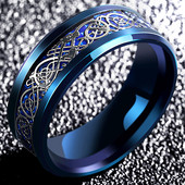 Modern ring in four colors suitable for men and women
