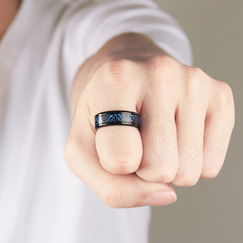 Модерен пръстен в четири цвята подходящ за мъже и жени