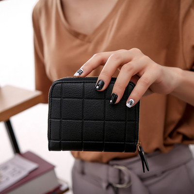 Καθημερινό γυναικείο πορτοφόλι  με φερμουάρ σε διάφορα χρώματα