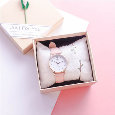 Modern női karóra több színben karkötővel dobozában