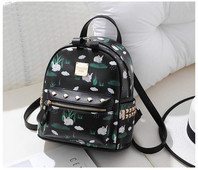 Modern női hátizsák fekete színben