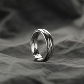 Modern férfi gyűrű két színben vagy két modellben