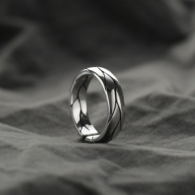 Modern férfi gyűrű két színben vagy két modellben