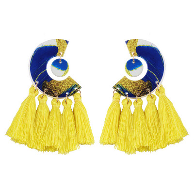 Új bojtos női fülbevaló modell több színben