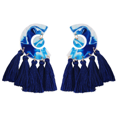 Új bojtos női fülbevaló modell több színben