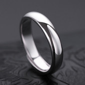 Sima állítható férfi gyűrű ezüst színben