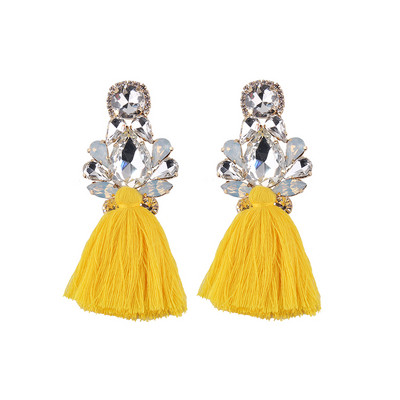 Modern női fülbevaló különböző színekben és színes kövekkel