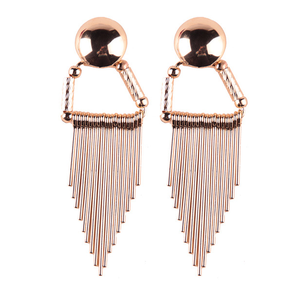 Κομψά γυναικεία σκουλαρίκια σε τρία χρώματα