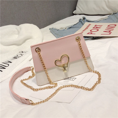 Eko bőrből készült stílusos női táska fém díszítéssel három színben