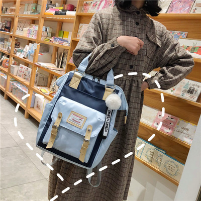 Mindennapi női hátizsák külső zsebbel