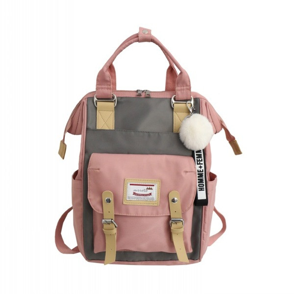 Mindennapi női hátizsák külső zsebbel