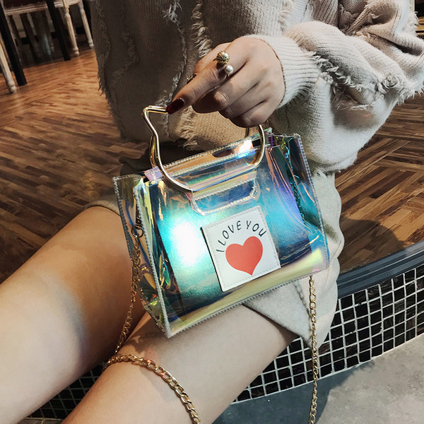 HIT Modern női táska fém fogantyúval, két színben