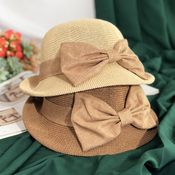 Alkalmi női sapka több színben szalaggal