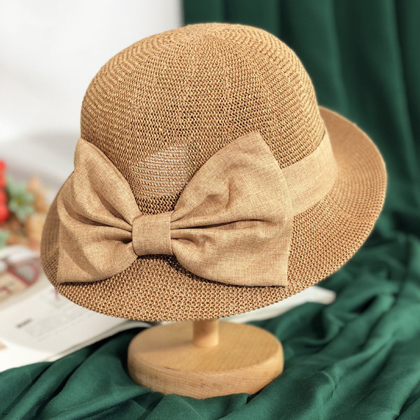 Alkalmi női sapka több színben szalaggal