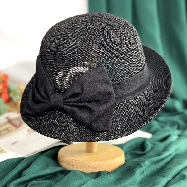 Alkalmi női sapka több színben szalaggal